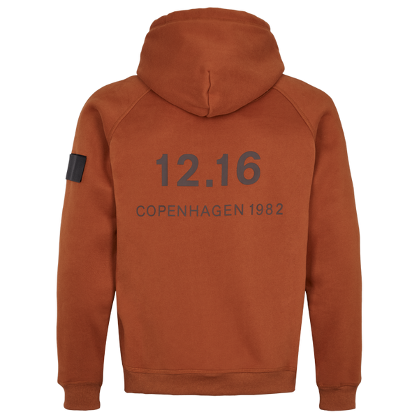 Twelve Sixteen Hoodie Brun Bomuld