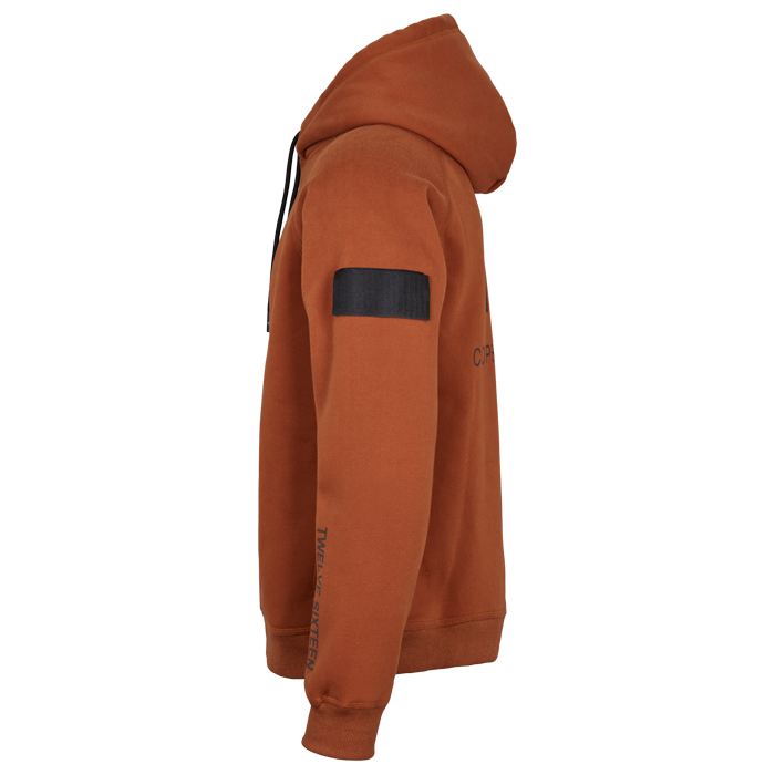 Twelve Sixteen Hoodie Brun Bomuld