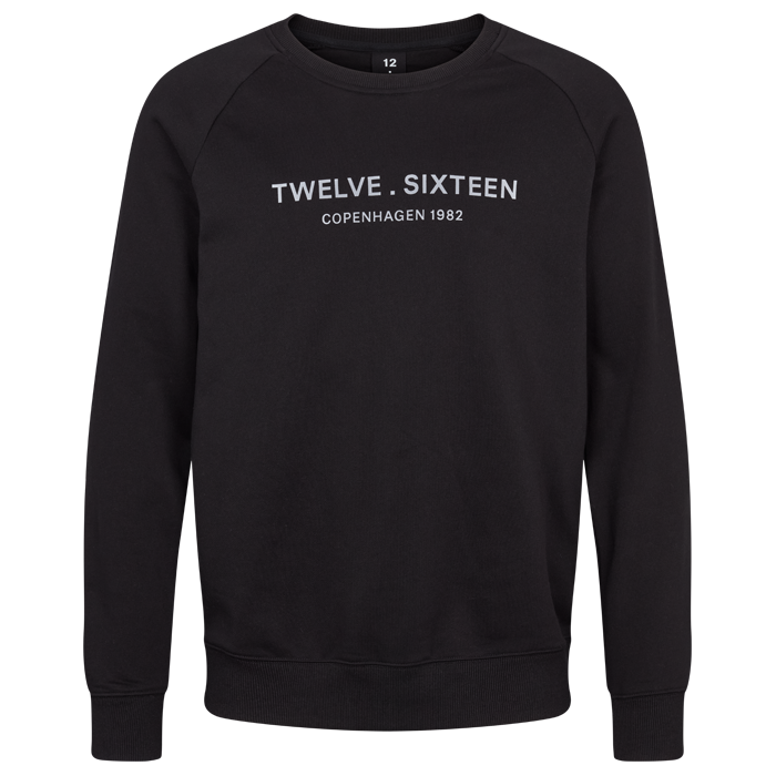 Sweatshirt Schwarz Grau 100% Baumwolle