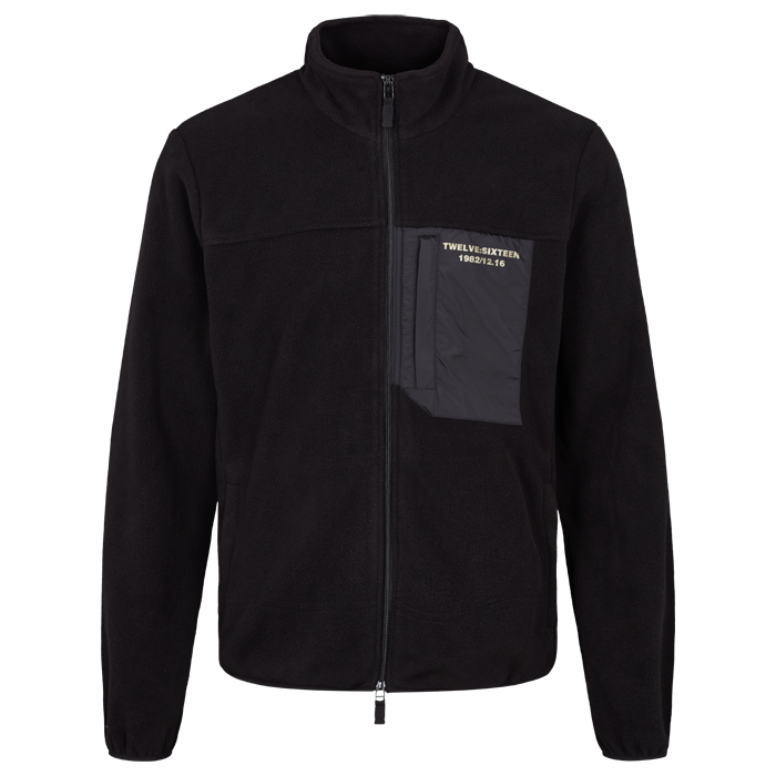 Fleecejacke Schwarz