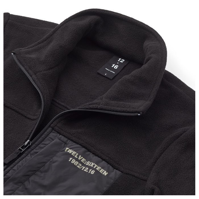 Fleecejacke Schwarz
