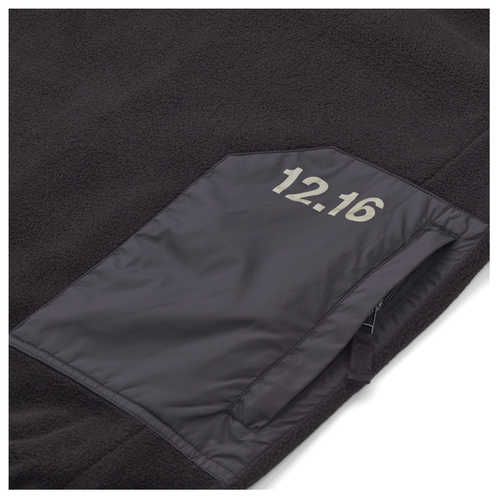 Fleecejacke Schwarz
