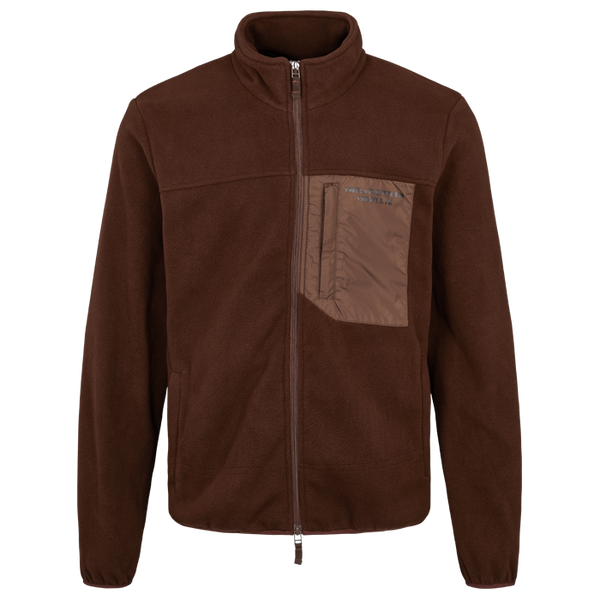 Fleecejacke Braun
