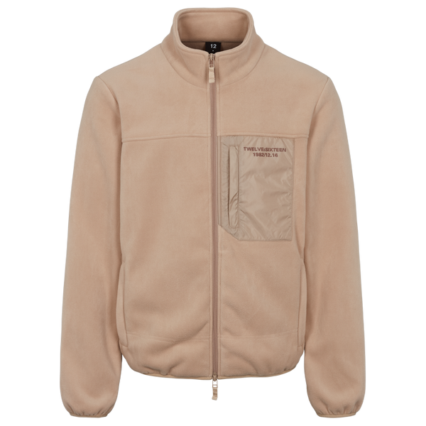 Twelve Sixteen Fleece Jakke Sand