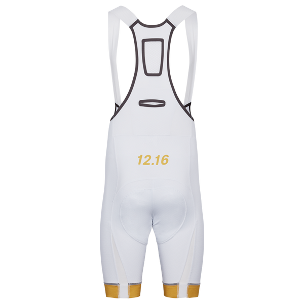 Lätzchen Goffrato Endurance 3D-Pad 234 Weiß/Gold | Mann