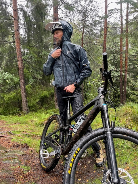 Twelve Sixteen Tech Jakke MTB L-Edition L:Blue 100% recycled og vandtæt