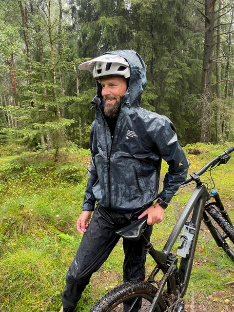 Twelve Sixteen Tech Jakke MTB L-Edition L:Blue 100% recycled og vandtæt
