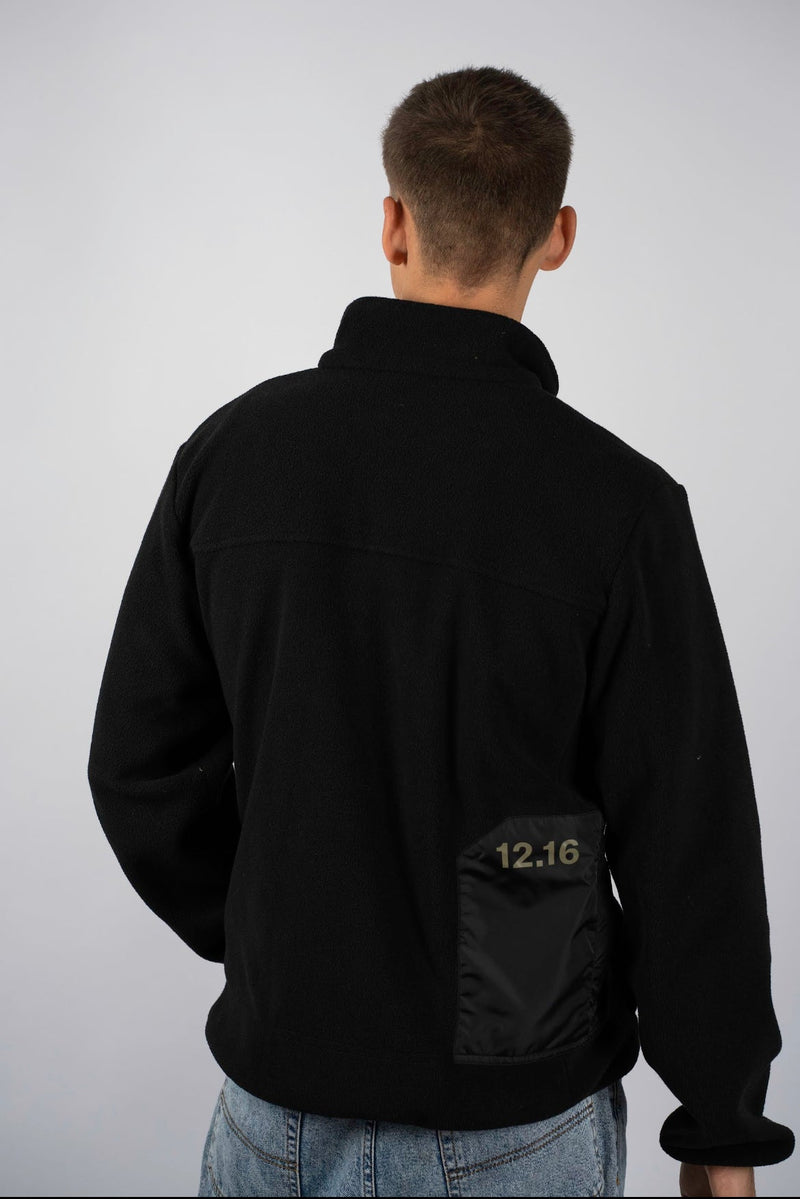 Fleecejacke Schwarz