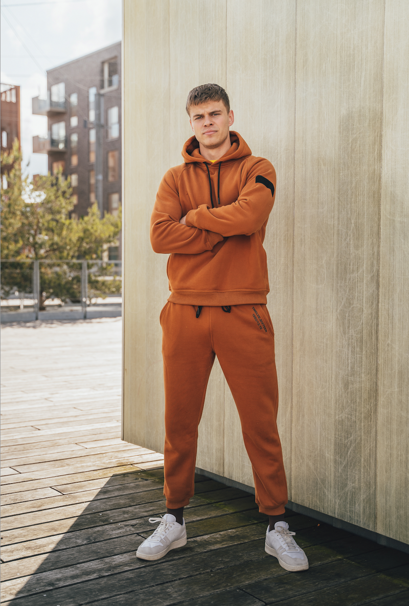 Jogginghose Hellbraun 100% Baumwolle
