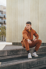 Jogginghose Hellbraun 100% Baumwolle