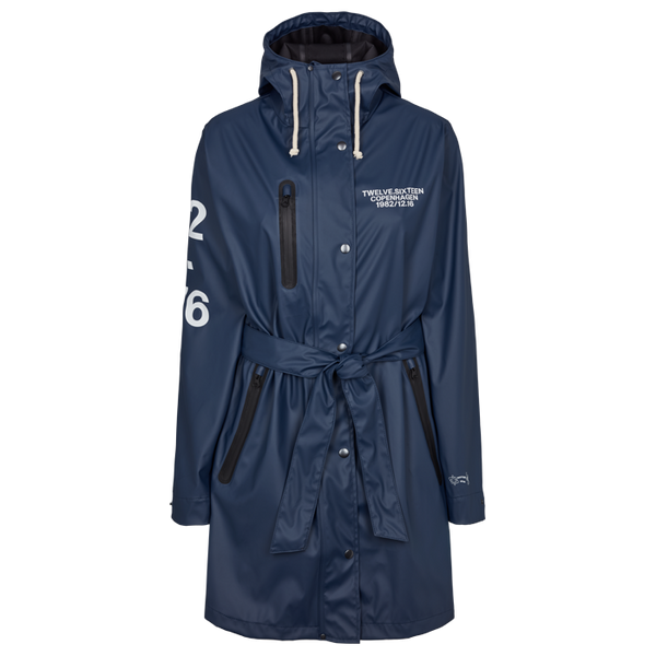 RainX3 - 100 % recyceltes Marineblau - Frau
