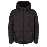Quilted hoodie Jacket Black