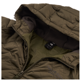 Quilted hoodie Jacket Olive